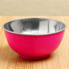 Tô/bát inox 2 lớp chống nóng–giữ nhiệt tốt–Có 2 màu xanh & hồng–Dễ thương, an toàn cho bé & gia đình