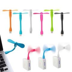 Quạt USB ⚡ Hugiasmart ⚡ Quạt USB 2 cánh cực mát màu ngẫu nhiên hàng sẵn