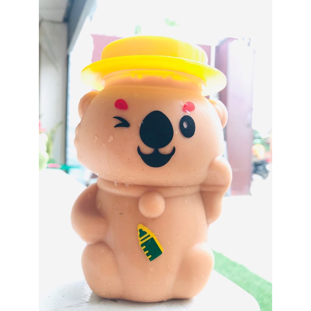 Hũ nhựa đựng trà sữa,bánh kẹo hình thú cổ rộng từ 500ml đến 2 lít-Hũ trong suốt, cứng cáp