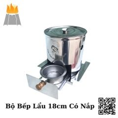 Bộ lẩu xiên que, lẩu nhúng gồm bếp cồn và nồi lẩu Shabu có 2 size dành cho gia đình,quán ăn