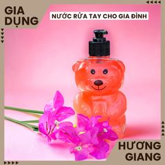 Nước rửa tay cho mẹ và bé chai gấu 450ml - Xà phòng rửa tay chai gấu dễ thương
