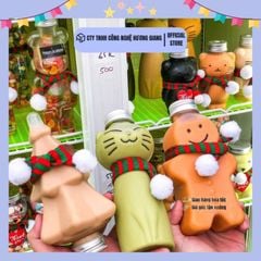 Chai nhựa đựng trà sữa hình thú đa dạng mẫu từ 250ml đến 700ml-Hũ nhựa đựng kẹo cứng cáp