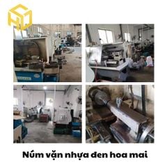 Bộ 5 Núm vặn nhựa bóng | Núm vặn tay bông mai nhựa ren M5 M6