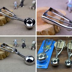 Dụng Cụ Múc Kem , Muỗng Xúc Kem Đa Năng Bằng Thép Không Gỉ 5cm