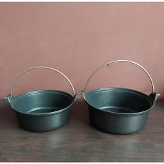 Nồi Nhôm Có Quai Đáy Bằng Nắp Kính Có Chống Dính Dành Cho Nhà Hàng, Quán Ăn