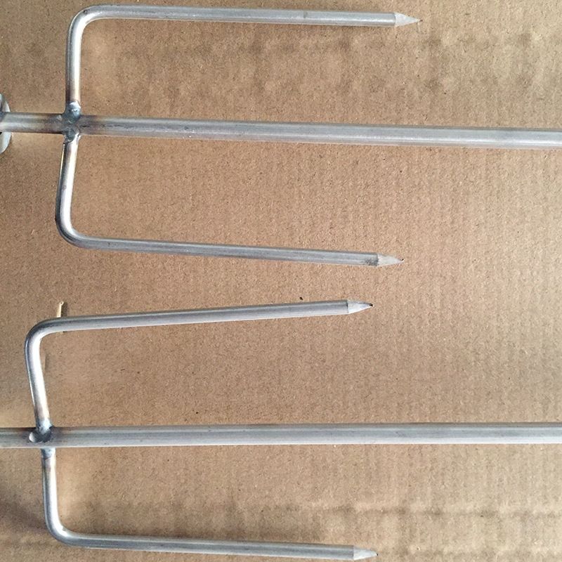 Xiên nướng quay inox nướng đùi dê, đùi cừu – Dùng cho bếp nướng quay tay tại bàn