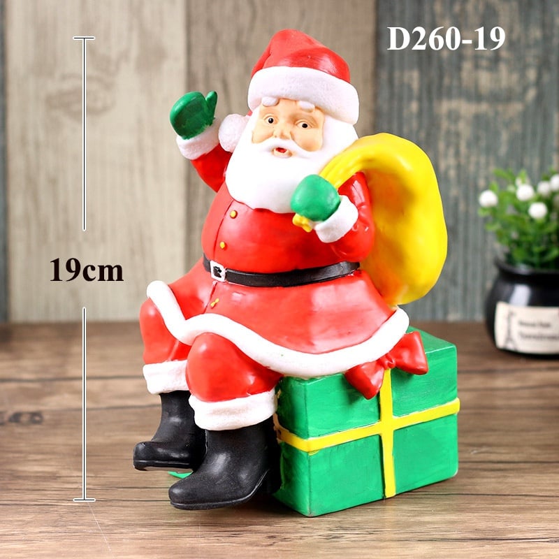 Tượng nhựa tô màu giáng sinh : ông già noel, cây thông, người tuyết, t Tượng Nhựa Tô Màu Giáng Sinh : Ông Già Noel, Cây Thông, Người Tuyết, T