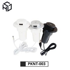 (PKNT-003) Sạc gắn bàn làm việc 3 cổng USB tiện lợi