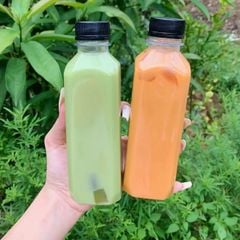 Chai Nhựa Vuông PET Kèm Nắp – Thể Tích 250ml, 330ml, 500ml ✨
