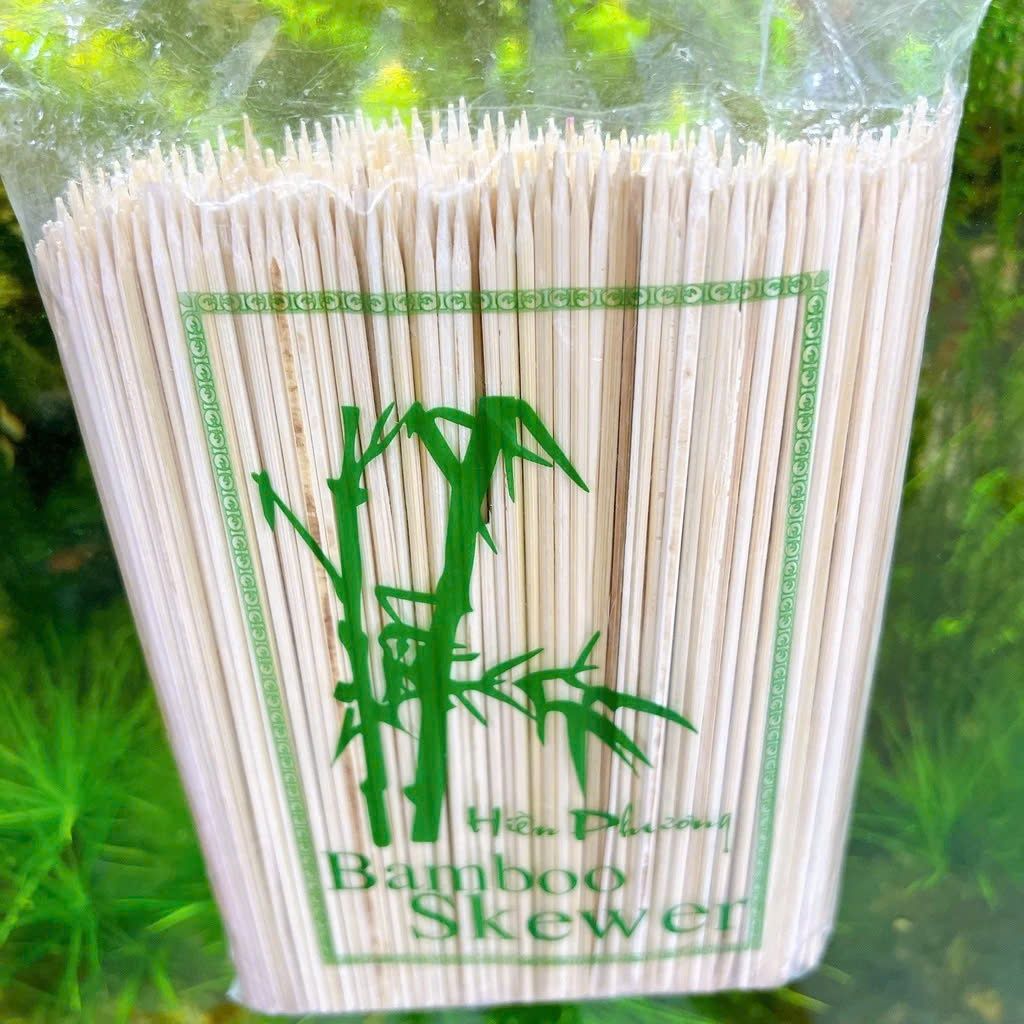 Xiên Tre Đầu Nhọn 20cm - Tăm Xiên Thịt , Xiên Đồ Nướng Túi 500gr