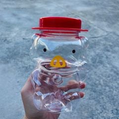 Giá sỉ Chỉ Từ 1 Bành 60 hũ nhựa PET 500ml đựng trà sữa,nước ép,bánh kẹo, ăn vặt Heo mũi vàng