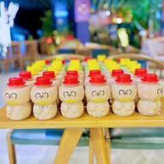 Giá Sỉ Chỉ Từ 1 Bành 70 Chai nhựa PET đựng trà sữa,nước ép,bánh kẹo Vịt  nón vàng 350ml