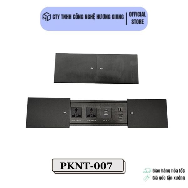 Sạc usb kèm ổ cắm điện 220V trên mặt bàn làm việc - Công sạc USB tiện lợi trên bàn làm việc