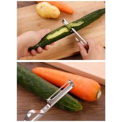 Dao Bào Inox Gọt Vỏ Trái Cây – Dụng Cụ Nạo Khoai Tây, Rau Củ Đa Năng