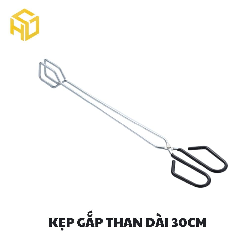 Kẹp Gắp Than Dài 30 cm, kẹp gắp than hoa, than không khói, kẹp gắp than chống nóng