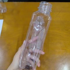 Chai Nhựa Vuông PET Kèm Nắp – Thể Tích 250ml, 330ml, 500ml ✨