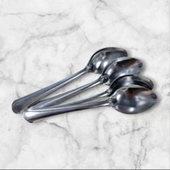 Combo 10 muỗng inox dài 18cm – muỗng ăn cơm, ăn cháo – chất liệu inox sáng bóng, bền đẹp