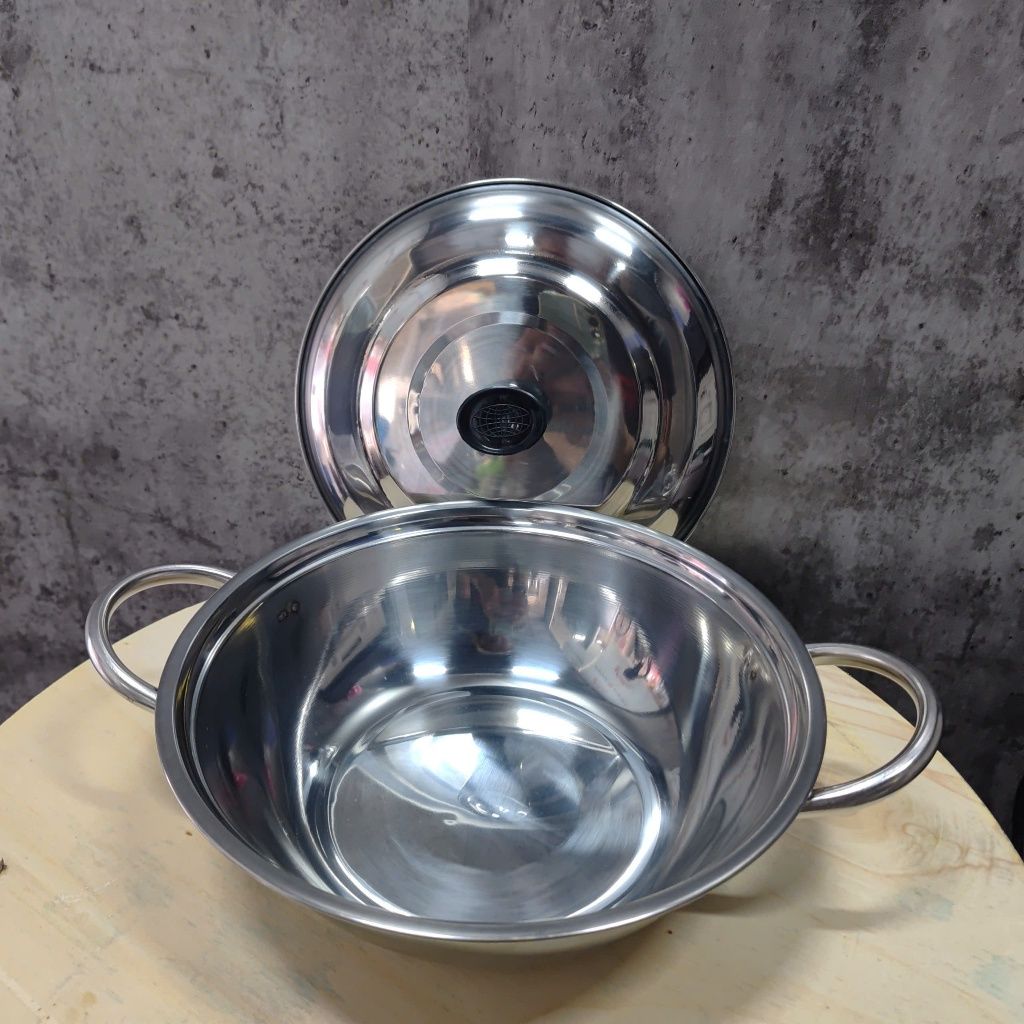 Nồi lẩu inox giá siêu rẻ Hương Gia chuyên dùng cho các quán ăn