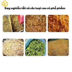 Dao xay rau củ làm thức ăn cho gia cầm gia súc loại cán dao thép đen (Tặng kèm 4 dao)