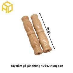 Tay Nắm Gỗ Gắn Vào Tay Cầm Thùng Nước, Thùng Sơn