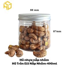 Hũ Nhựa Đựng Thực Phẩm - Nắp Nhôm Bạc và Nhôm Vàng (Từ 490ml đến 1020ml)