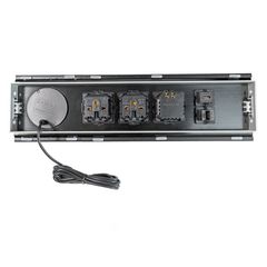 Sạc không dây, sạc USB kèm ổ cắm 220V tích hợp bàn làm việc trong thiết kế nội thất, decor - PKNT-015