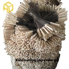 Bộ 5 Xiên inox chuôi gỗ, xiên dùng nướng thịt, inox,Nướng tiện dụng, không gỉ sét, an toàn thực phẩm