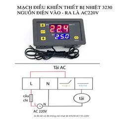 Bộ Điều Khiển Nhiệt Độ W3230 – Giải Pháp Tối Ưu Cho Máy Ủ Sữa Chua