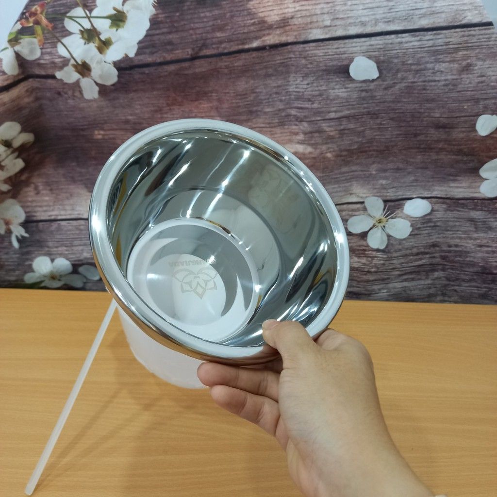 Bát Ướp Lạnh Rượu Bằng Inox - Tiện Lợi - Tặng Kèm Gáo Múc Rượu - Chất Liệu Nhựa PP Cao Cấp Không Độc Hại