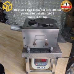 Bếp củi Sài Gòn cắm trại 3 chức năng nấu - nướng  -lẩu – loại vuông 30cm , đường chéo bếp 42.5cm
