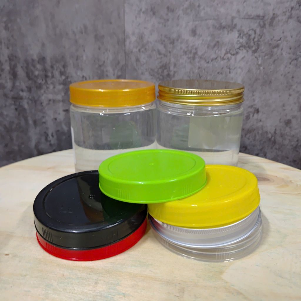 Combo 12 hũ hũ nhựa PET 500ml ,Cổ 86mm kèm nắp nhôm, nắp nhựa. Hũ trong, cứng cáp đựng thực phẩm