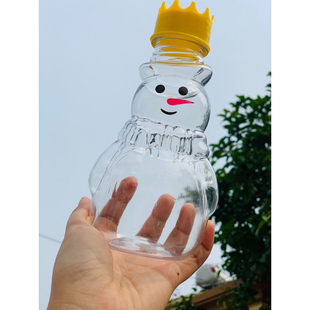Chai nhựa đựng trà sữa hình thú đa dạng mẫu từ 250ml đến 700ml-Hũ nhựa đựng kẹo cứng cáp