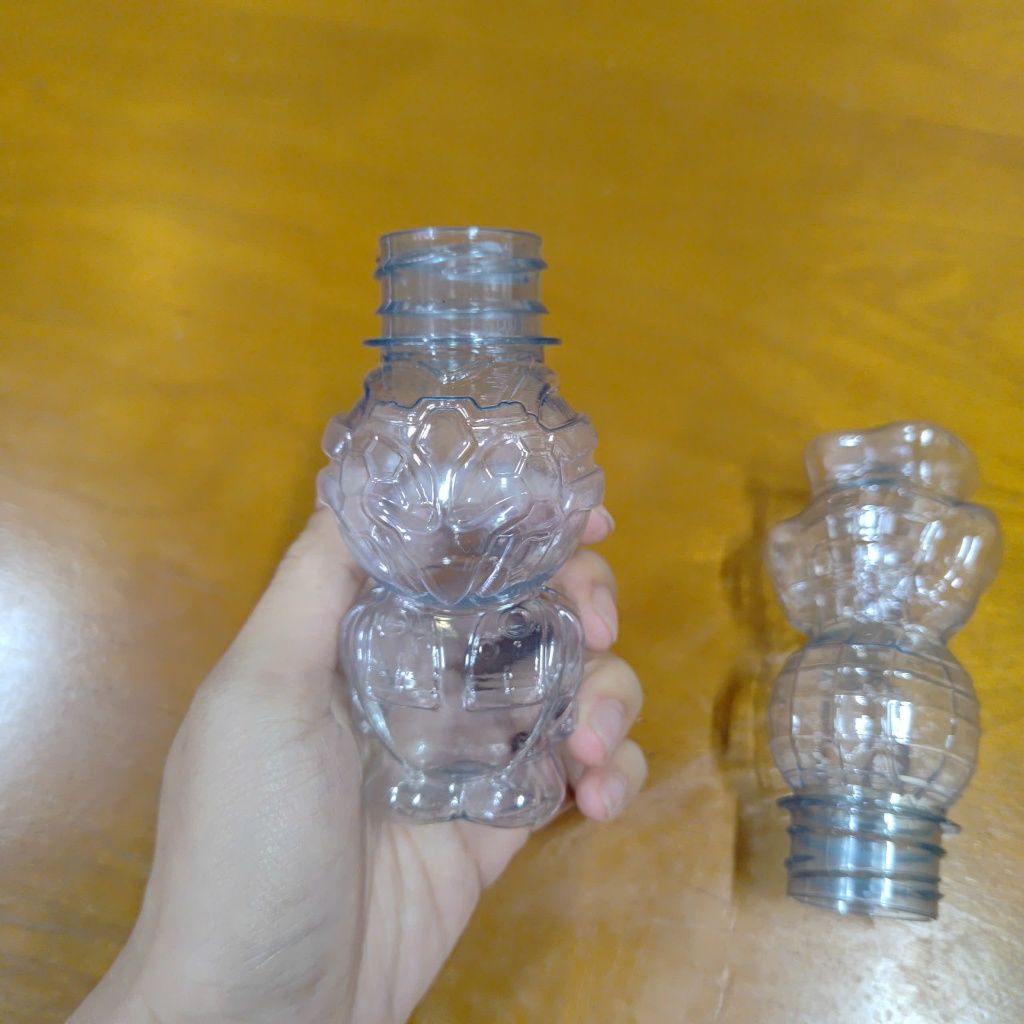 Chai nhựa gấu, chai nhựa 100ml Hình Ong & Người Nhện – Hũ đựng cốm, kẹo cứng cáp