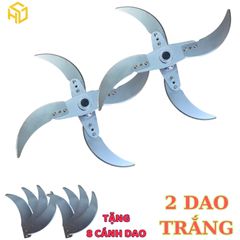 { Tặng 4 cánh dao} Dao xay 4 cánh, xay rau củ cho gà, vịt, Lưỡi dao inox không gỉ mạ Crom 402