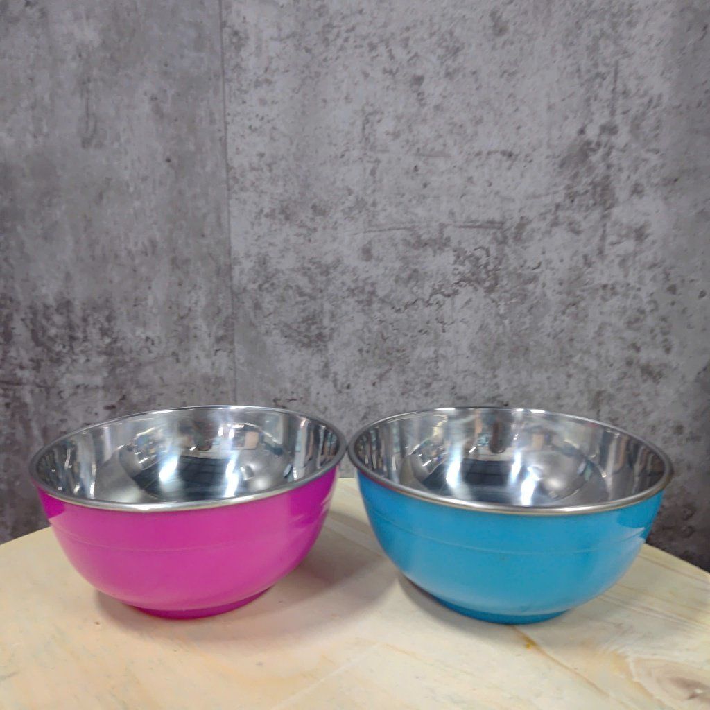 Tô/bát inox 2 lớp chống nóng–giữ nhiệt tốt–Có 2 màu xanh & hồng–Dễ thương, an toàn cho bé & gia đình