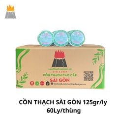 Cồn Thạch Sài Gòn Thùng 60Ly, 1 Ly 125gr dùng nấu lẩu nướng trong quán ăn,nhà hàng