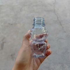 Chai nhựa 100ml đựng cốm , kẹo kèm nắp màu trắng - Chai hình con ong & người nhện đáng yêu, cứng cáp