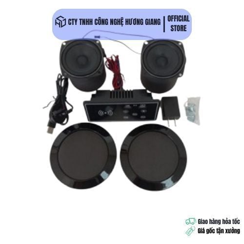 Loa Bluetooth Tích Hợp Sạc Không Dây, Ổ Cắm USB  Có Bảng Điều Khiển âm trên mặt bàn (PKNT-014)
