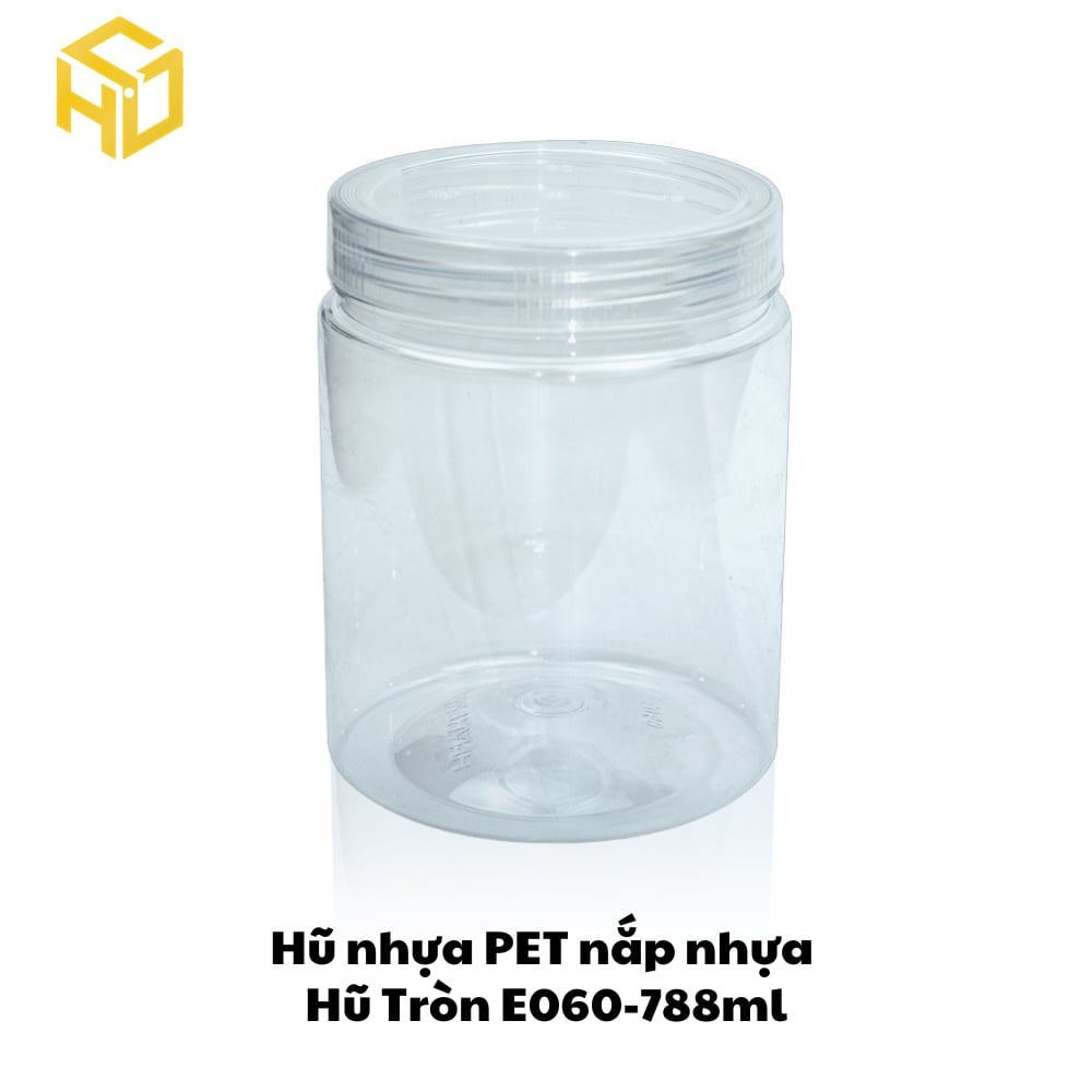Combo 12 hũ nhựa PET 650ml ,Cổ 86mm kèm nắp nhôm, nắp nhựa. Hũ trong, cứng cáp đựng thực phẩm