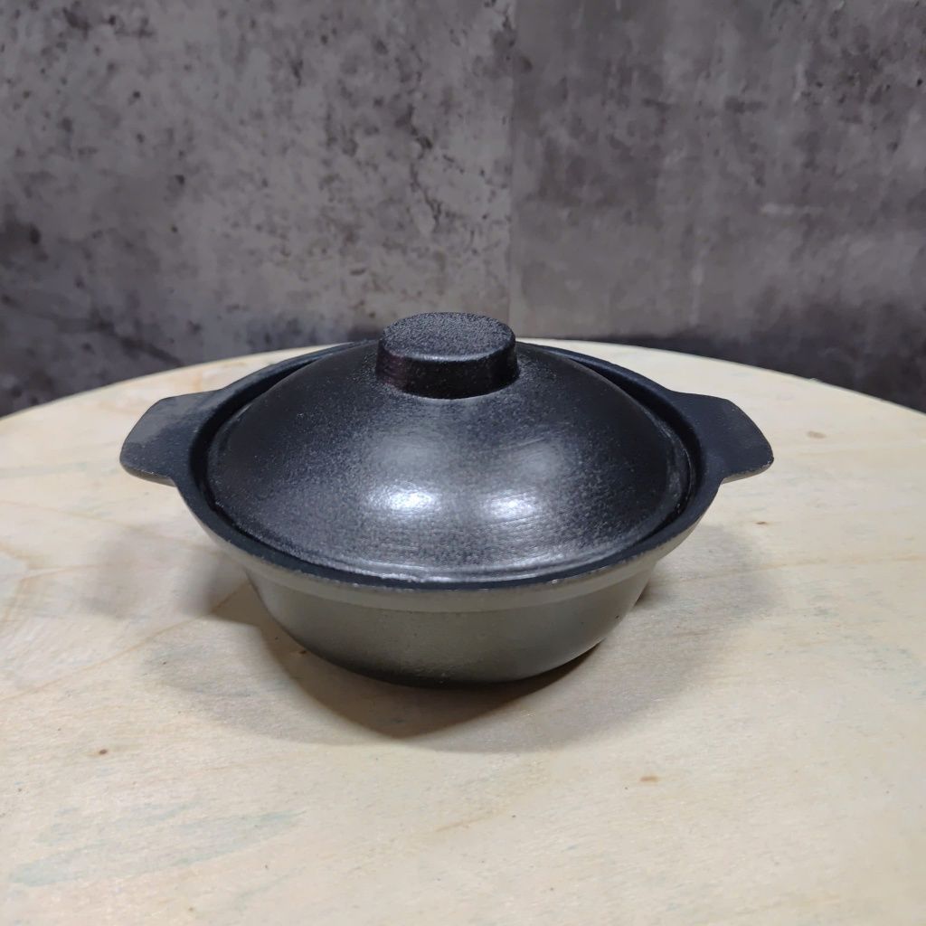 Nồi kho quẹt chất liệu nhôm đúc nguyên khối nắp nhôm size nhỏ mẫu cầm vừa tay siêu bền không lo vỡ