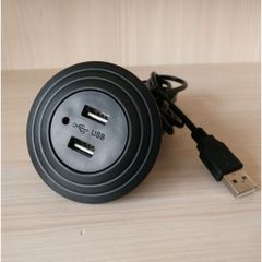 (PKNT-003) Sạc gắn bàn làm việc 3 cổng USB tiện lợi
