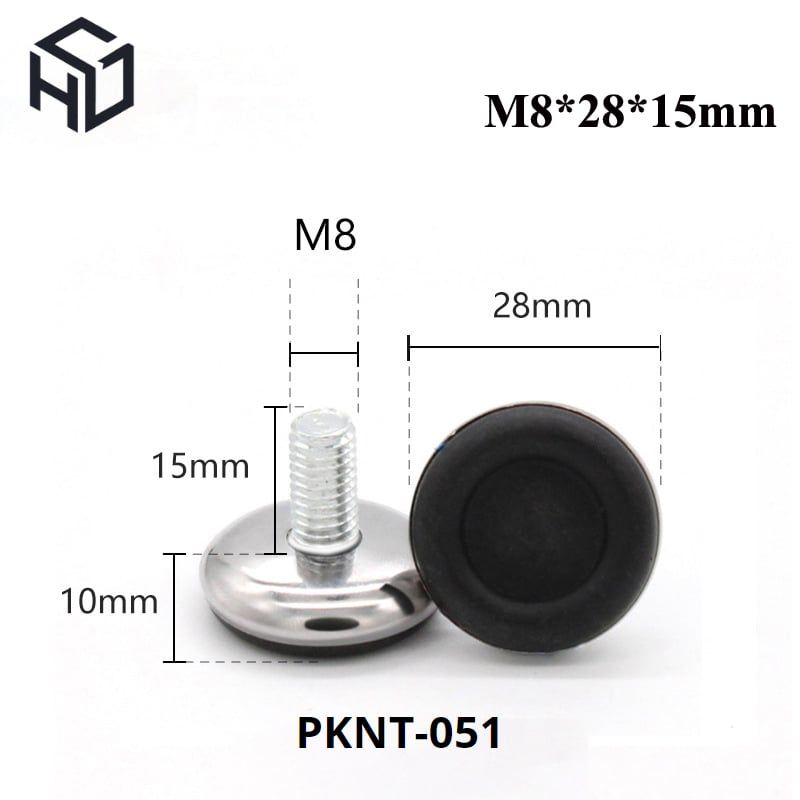 Chân Bàn Tăng Chỉnh M6,M8 – Đa Dạng Kích Thước, Chất Lượng Cao ⚙️