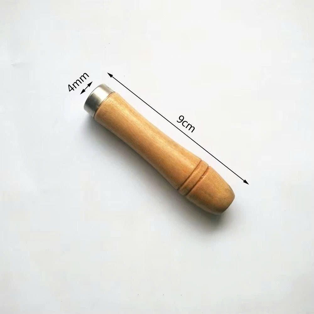 Combo 10 Chuôi Gỗ Cán Gỗ Gắn Dũa hoặc Xiên Nướng 4mm và 6mm