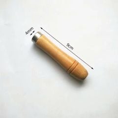 Combo 10 Chuôi Gỗ Cán Gỗ Gắn Dũa hoặc Xiên Nướng 4mm và 6mm