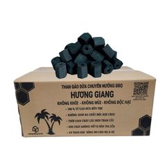 Than nướng BBQ siêu sạch, an toàn, không khói, dùng lâu - Than gáo dừa giá sỉ cực tốt, tặng kèm cồn mồi than