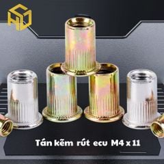 Combo 50 con Tán rút, Ecu rút M4x11