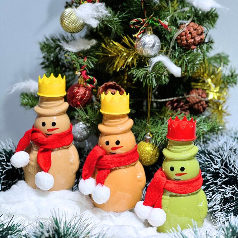 Chai Nhựa PET 400ml | Chai Nhựa PET 400ml Mẫu Người Tuyết Dành Cho Mùa Noel