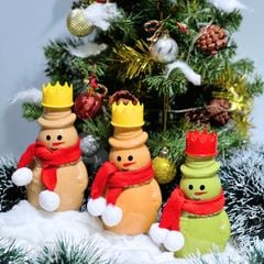 Chai Nhựa PET 400ml | Chai Nhựa PET 400ml Mẫu Người Tuyết Dành Cho Mùa Noel