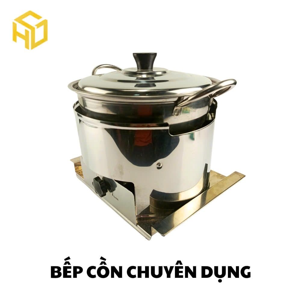 Bếp cồn chuyên dụng chống tạt gió và cay mắt, ngăn châm cồn tiện lợi tiết kiệm 30% cồn khi sử dụng
