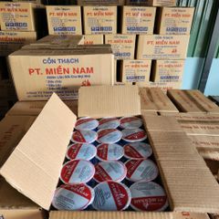 Cồn Thạch PT Miền Nam thùng 60 ly 110gr/ly dùng nấu nướng lẩu hấp quán ăn,nhà hàng
